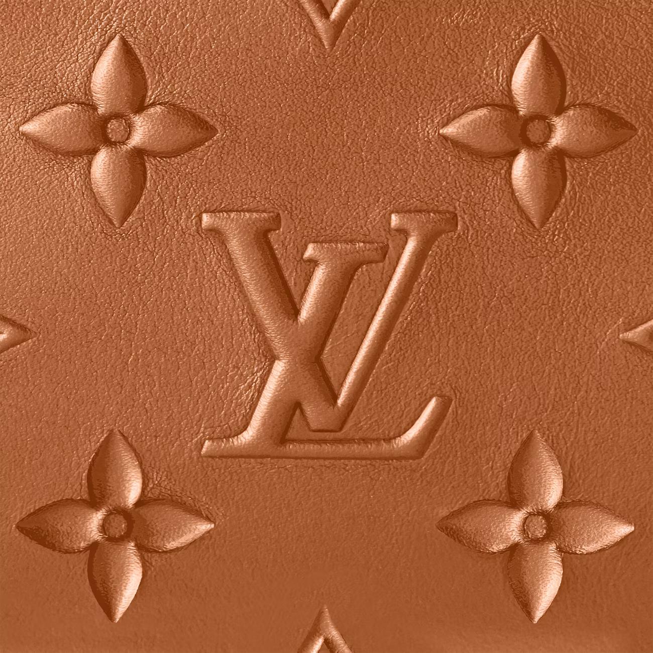 Túi Louis Vuitton Side Trunk Fashion Leather Nữ Tan